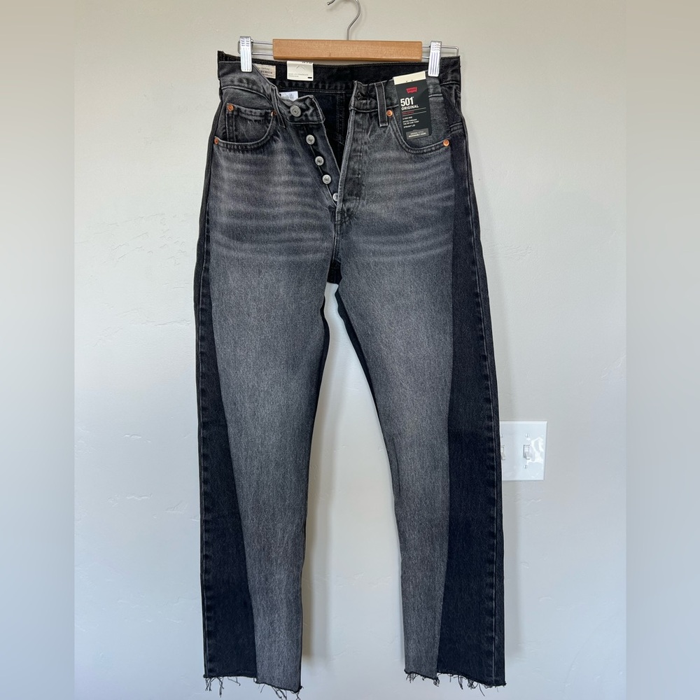 Women’s Levi’s 501 two toned jeans